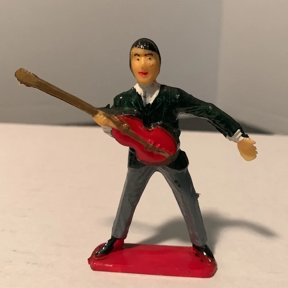 60’s Vintage BEATLES Plastic Cake Toppers/figures